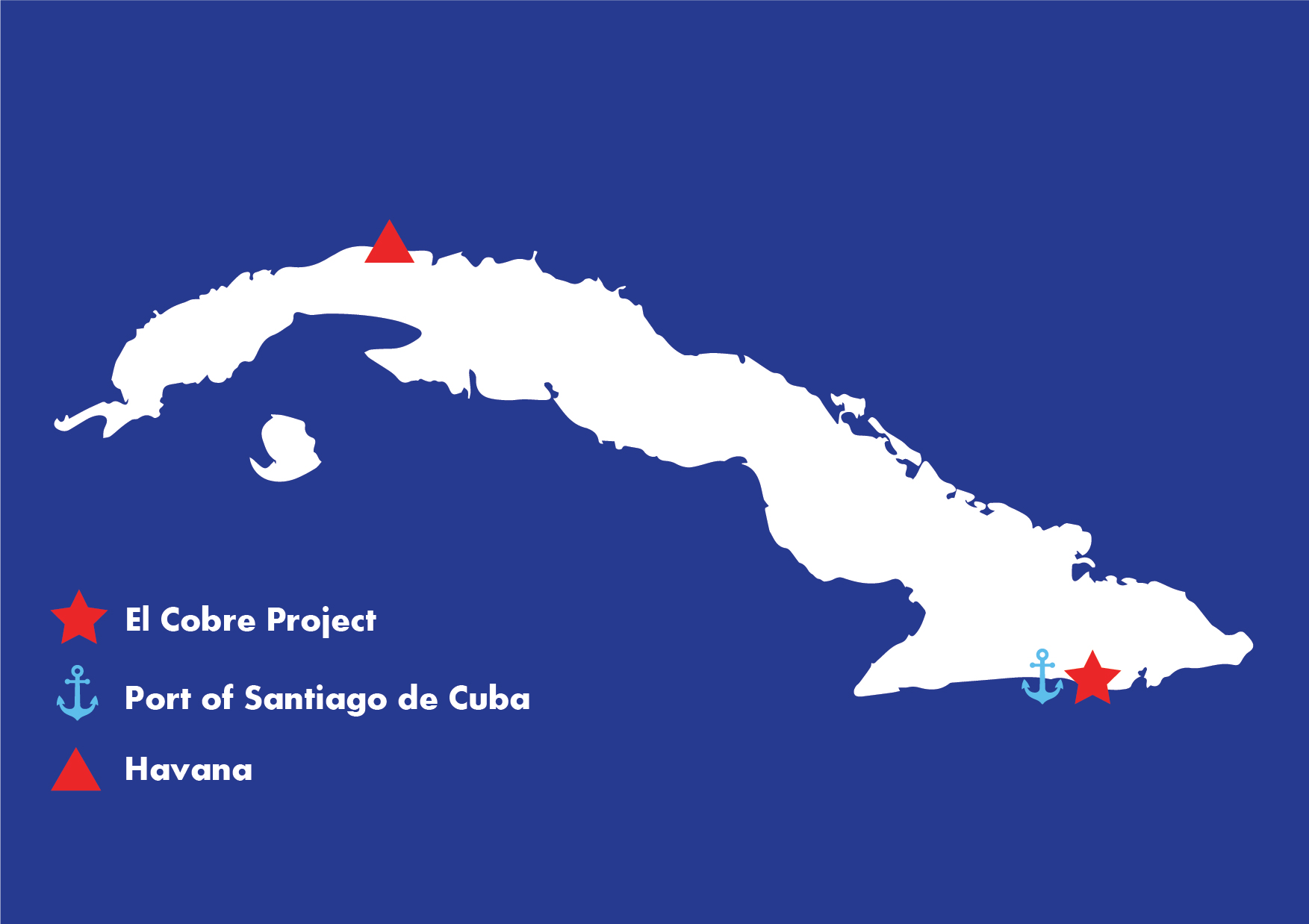 El Cobre Project Map